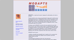 Desktop Screenshot of modapts.info